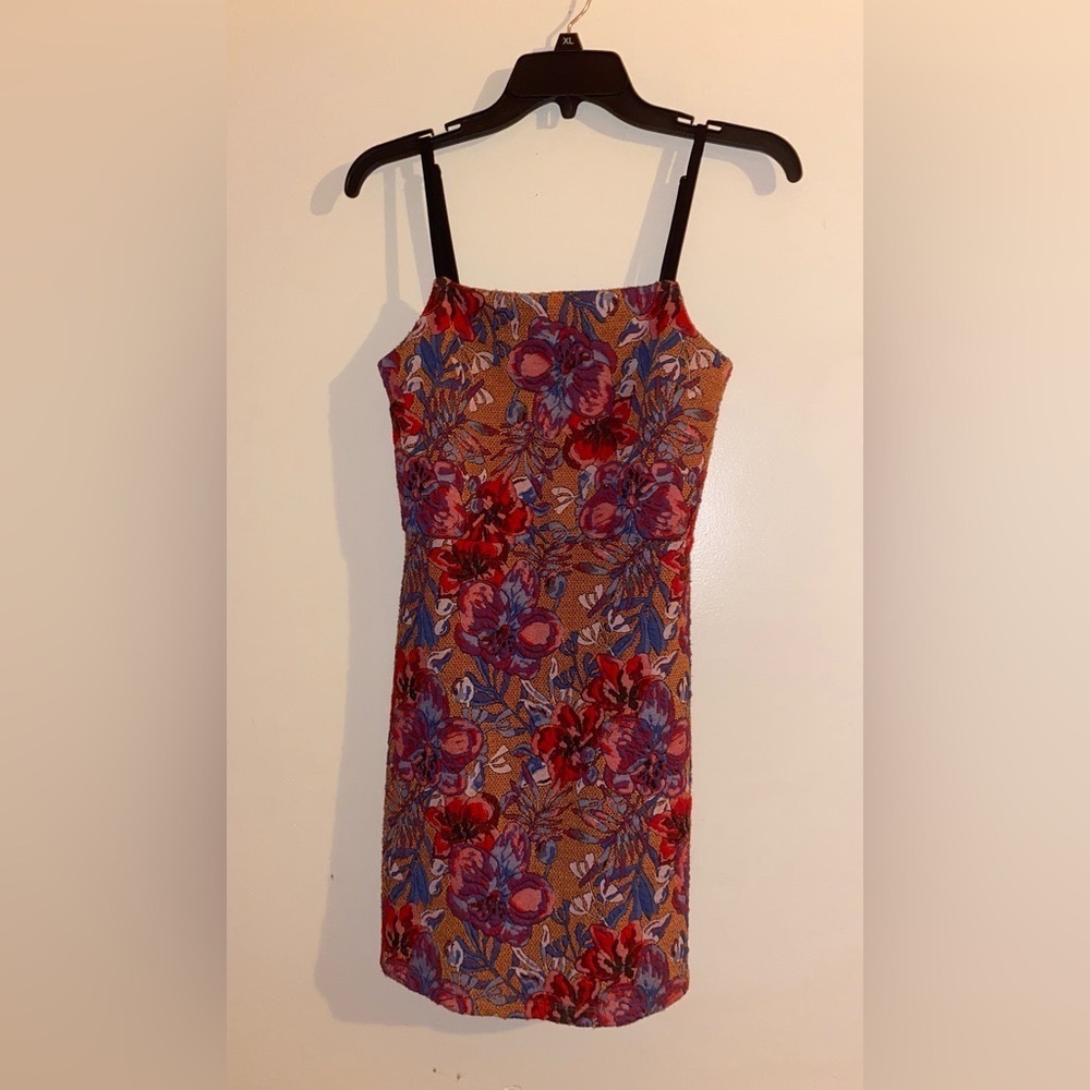 Urban Outfitters Mini Colorful Floral Dress Size Small